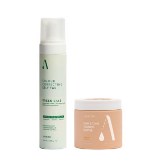 Azure Tan Tan & Firm Skin Care Kit: self-tanning foam + firming body butter