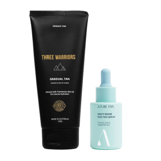Face and body set "Overnight tan"