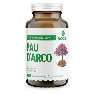ECOSH Maisto papildas "PAU D'ARCO" 500 mg