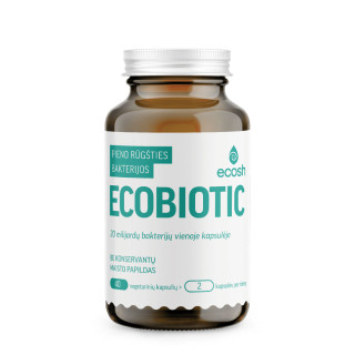 ECOBIOTIC – 20 Billion lactic acid bacteria in one capsule