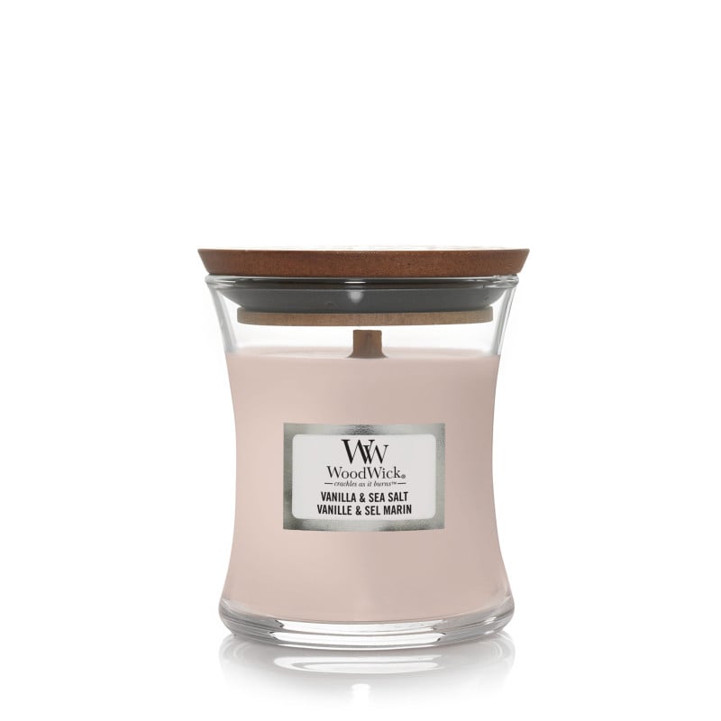 Woodwick žvakė "Mini Core Vanilla & Sea Salt"