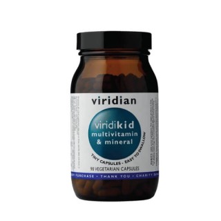 Maisto papildas „ViridiKid Multivitamin and Mineral“, VIRIDIAN, 90 kapsulių