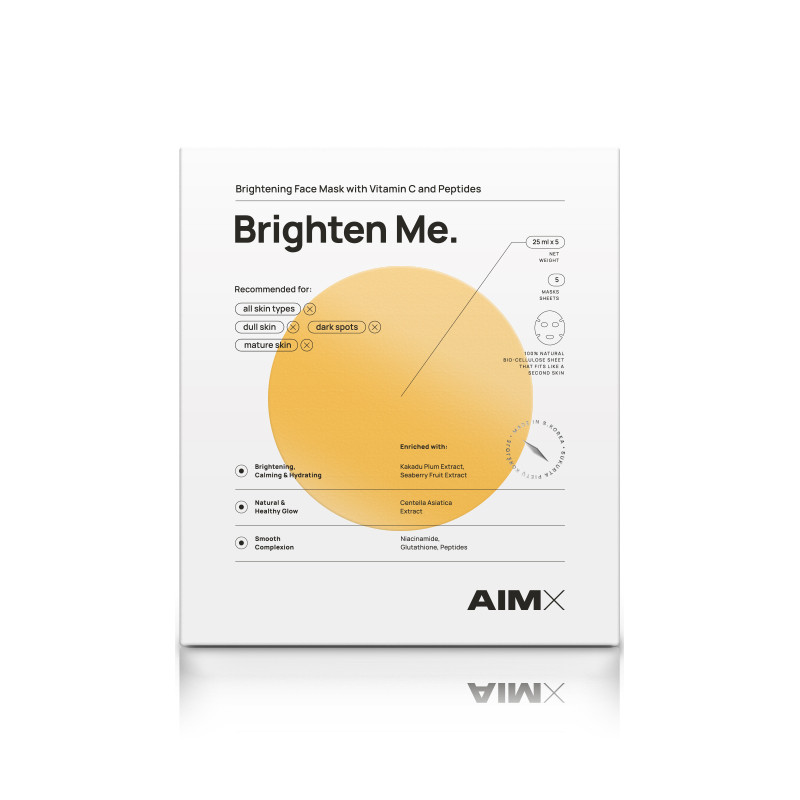 AIMX ‘Brighten Me’ face mask with vitamin C