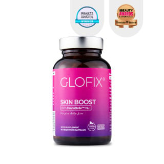 Maisto papildas GLOFIX® vitaminai, mineralai, antioksidantai odai ir plaukams „SKIN BOOST“ (1 mėnesio kursas)