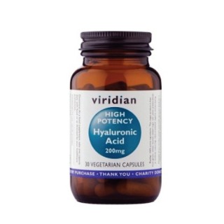 High Potency Hyaluronic Acid 200mg, VIRIDIAN, 30 capsules
