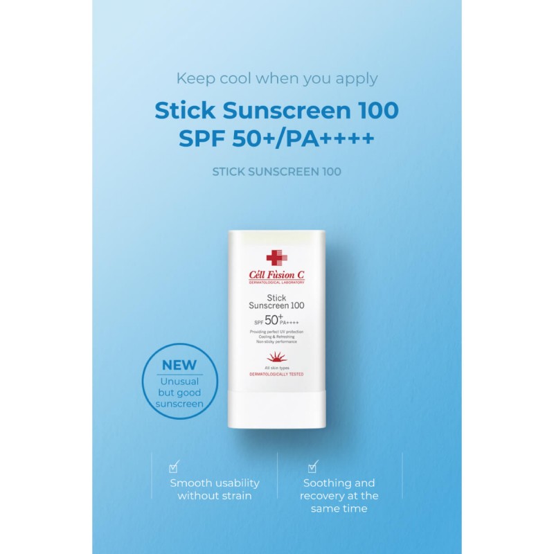 Stick Sunscreen SPF50+/PA++++ pieštukinė apsauga nuo saulės, 19g