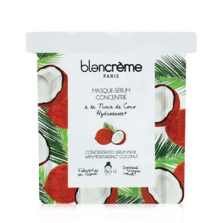 Blancreme drėkinanti veido kaukė – serumas lapeliais Coconut, Blancreme, 1vnt
