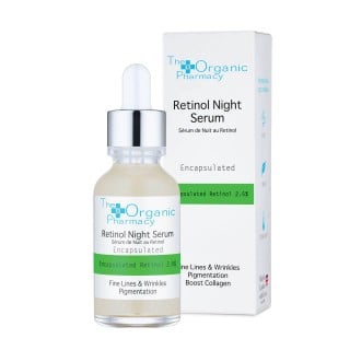 2,5% retinolio naktinis serumas „Retinol Night Serum 2.5%“, THE ORGANIC PHARMACY, 30ml
