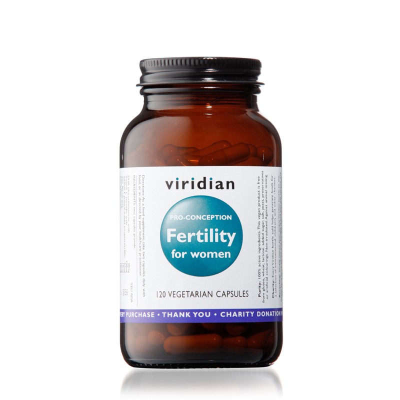 Fertility For Women Viridian 120 Capsules