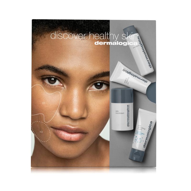 Populiariausių veido priežiūros produktų rinkinys „Discover healthy skin kit“, DERMALOGICA