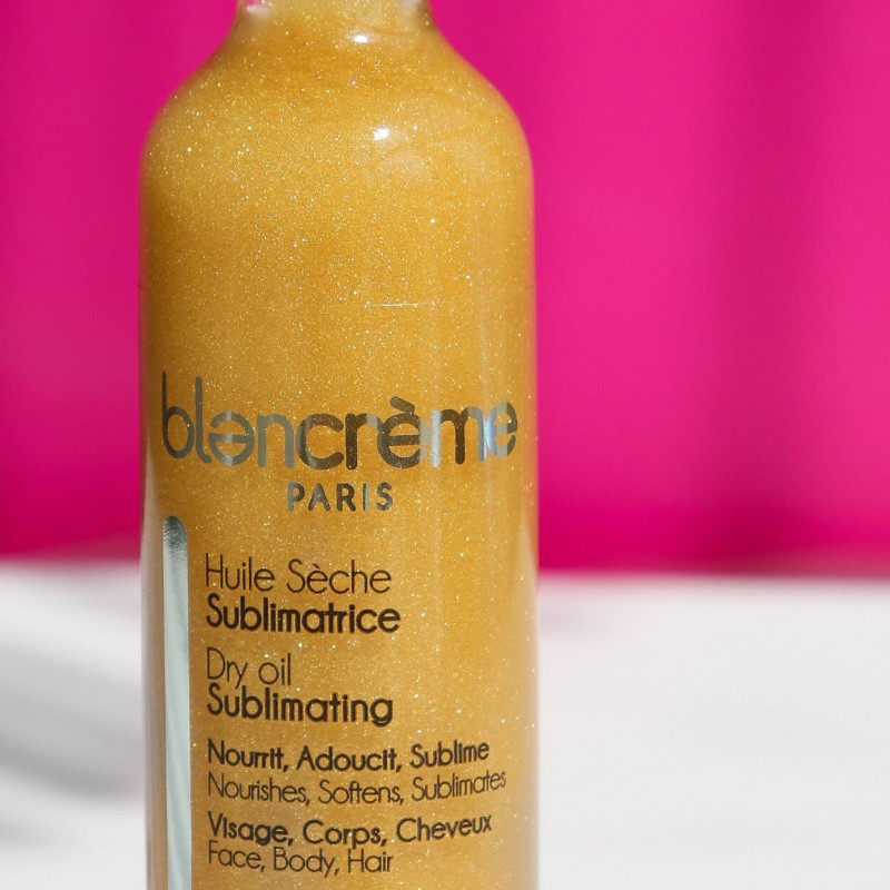 Sausas, žėrintis aliejus kūnui, veidui ir plaukams „Sublimating“, BLANCREME, 50 / 100 ml