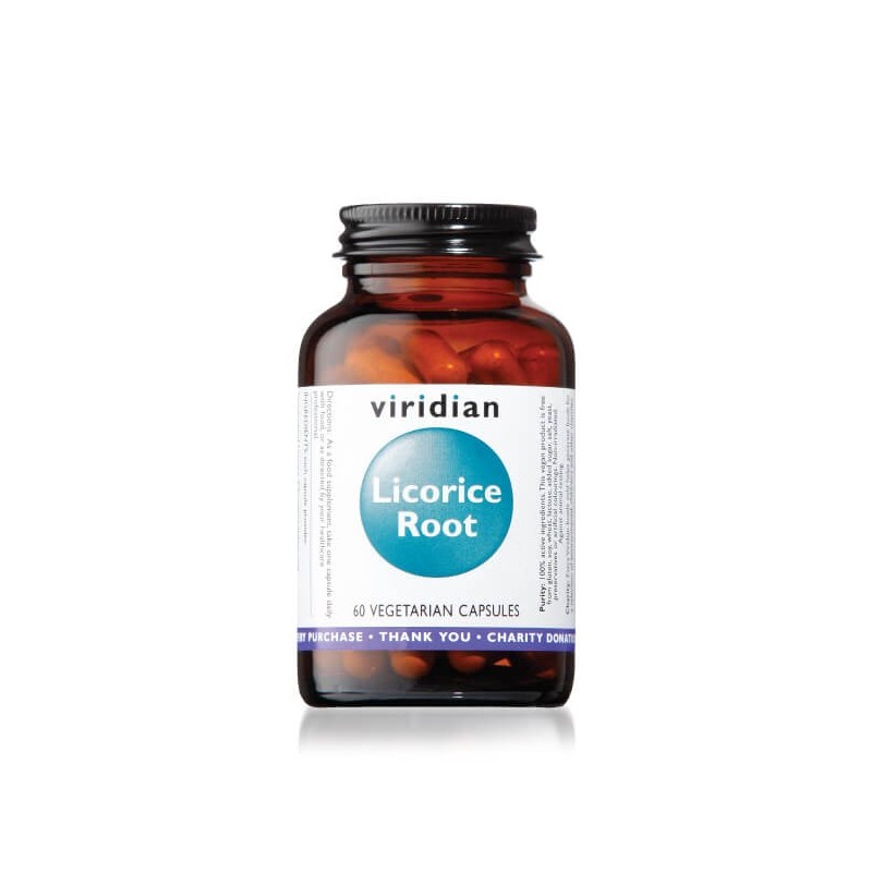 Licorice Root, VIRIDIAN, 60 capsules