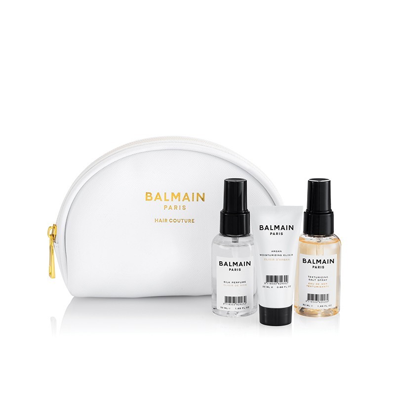 Kelioninis kosmetikos rinkinys plaukams „Style Line Cosmetic Bag“ , BALMAIN
