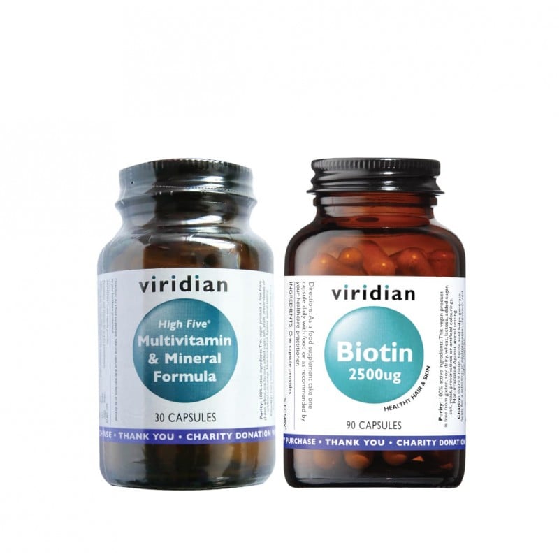 Viridian vitaminai JAI „Multivitaminai + biotinas“