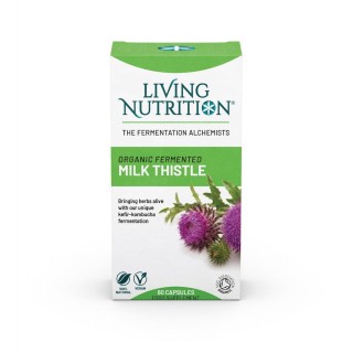 Milk Thistle Alive 60 Capsules – Fermented Activated Organic Milk Thistle Capsules