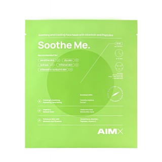 AIMX „Soothe Me“ raminanti veido kaukė su peptidais