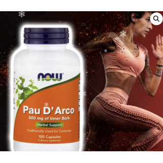 Pau D’Arco 500 mg Supplement Capsules