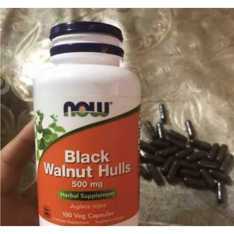 Maisto papildas juodasis reišutas „Black Walnut Hulls“