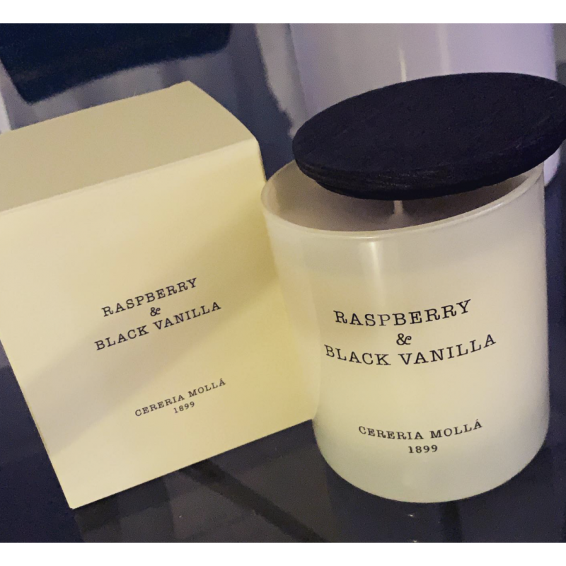 „Cereria Molla“ kvepianti žvakė „Raspberry&Black Vanilla“
