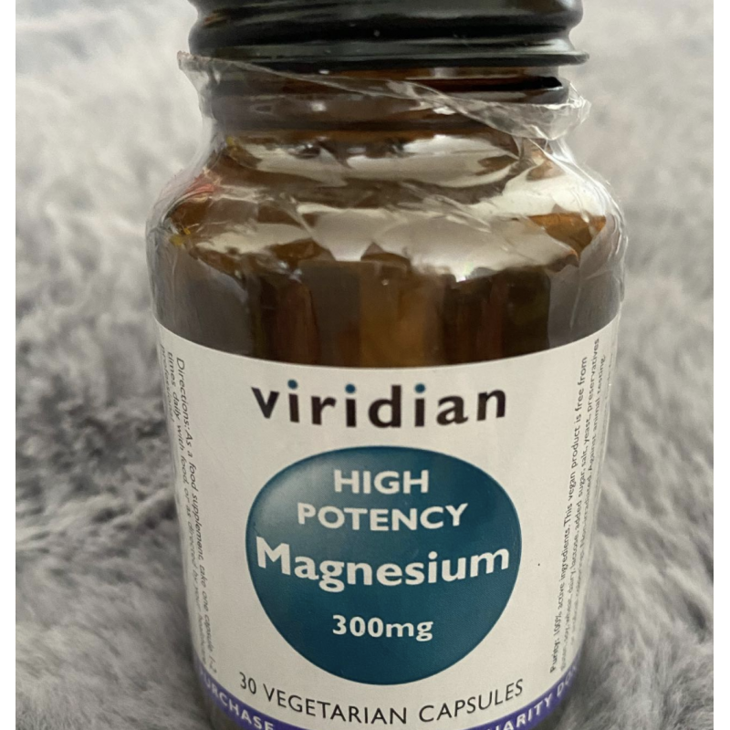 High Potency Magnesium, VIRIDIAN, 30 capsules