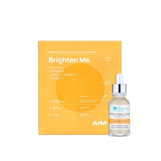 Give back your skin vitality and glowing with serum and mask set