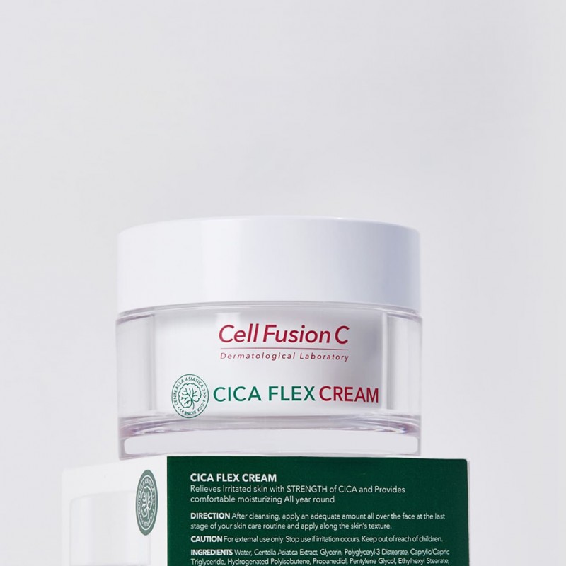 Cell Fusion C “Cica Flex Cream” drėkinantis ir raminantis kremas kasdienai 55 ml