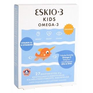 Maisto papildas žuvų taukai ESKIO-3 KIDS OMEGA-3