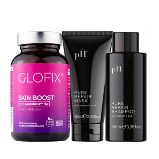 I'm getting my hair done with Glofix and pH Laboratories!