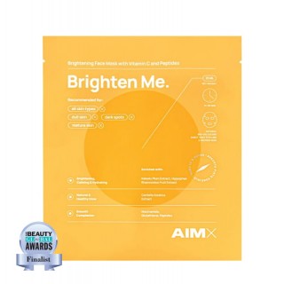 AIMX ‘Brighten Me’ face mask with vitamin C
 Size-1 pc