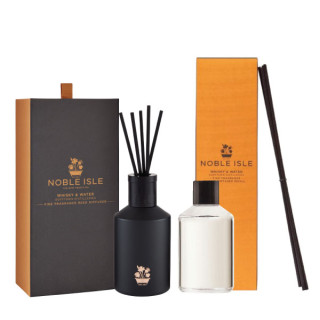 Noble Isle Aromatic Kit for Your Home: Whisky & Water diffuser and refill