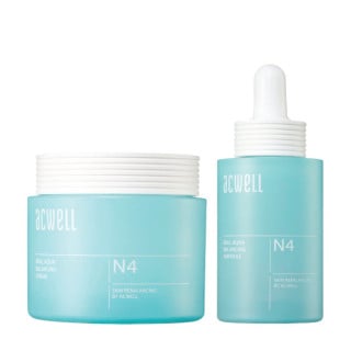 Real Aqua Cream and Serum Set for extra hydration and soothing