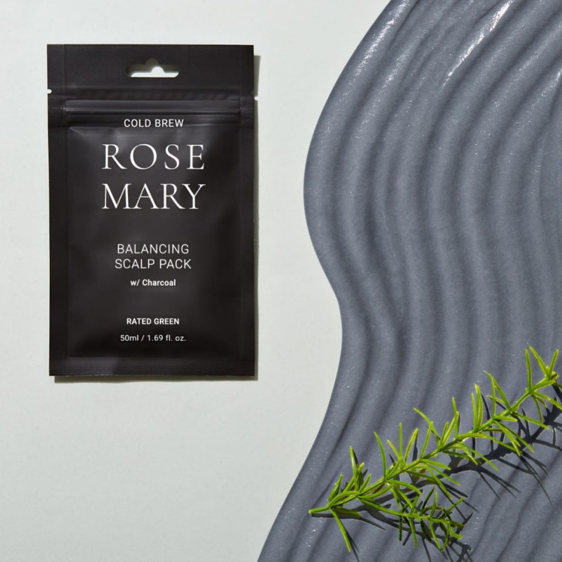 RATED GREEN  “Cold Brew Rosemary Balancing Scalp Pack w/ Charcoal”