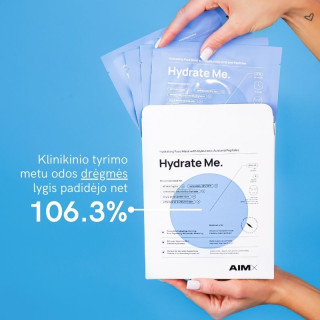 AIMX ‘Hydrate Me’ moisturising face mask with peptides