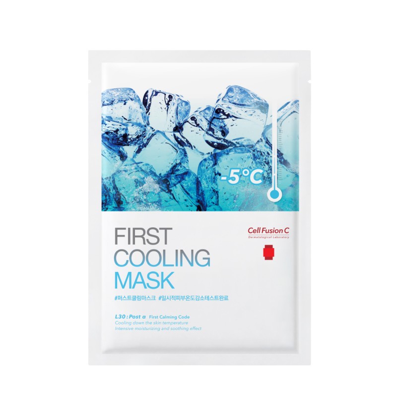 Vėsinanti ir raminanti veido kaukė „First cooling mask“