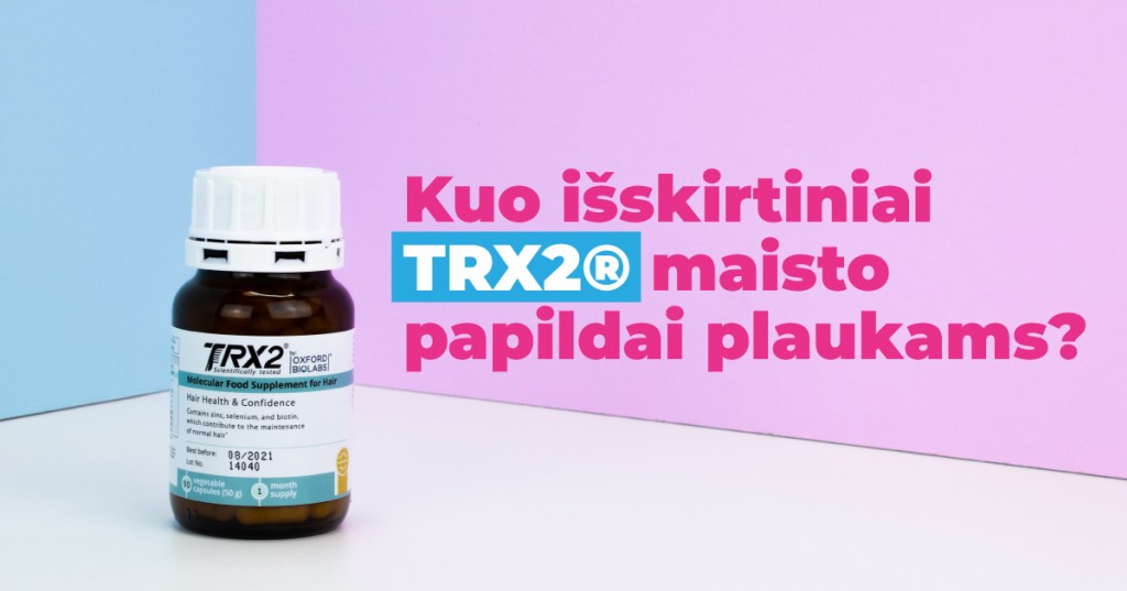 TRX2 vitaminai unikalioje formulėje