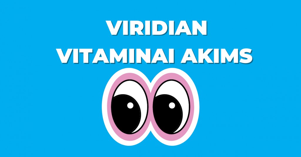 Viridian vitaminai akims su liuteinu: kuo jie naudingi?
