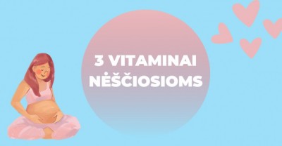 3 vitaminai, kurių labiausiai reikia nėščiosioms