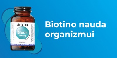 Biotinas: vienas vitaminas, keleriopa nauda