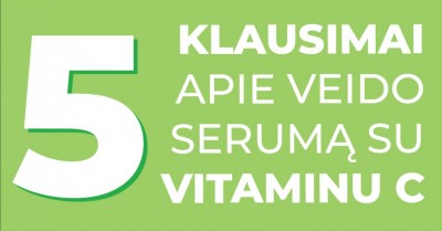 Veido serumas su vitaminu C: 5 dažniausiai užduodami klausimai