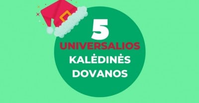 5 universalios dovanos Kalėdoms 