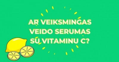 Veido serumas su vitaminu C: jis tikrai veikia