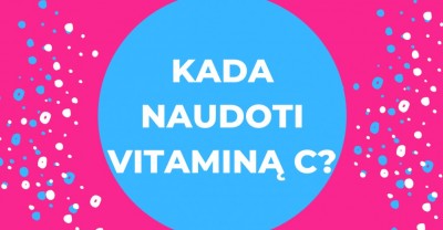 Vitaminas C odai: kada naudoti, kada – ne? 