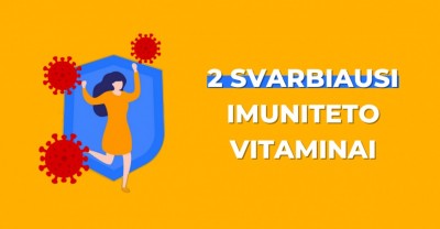 Bene 2 svarbiausi imuniteto vitaminai: kokie jie?