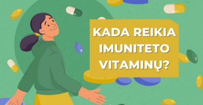 Kokiais atvejais reikalingi imuniteto vitaminai? 