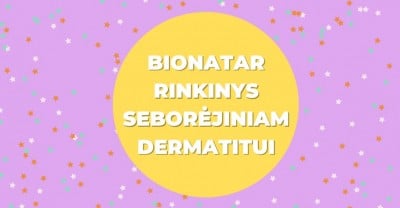 Seborėjinis dermatitas: BIONATAR rinkinys jo požymiams lengvinti