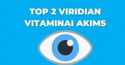 TOP 2 Viridian vitaminai akims